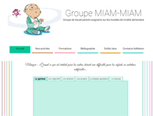Tablet Screenshot of groupe-miam-miam.fr